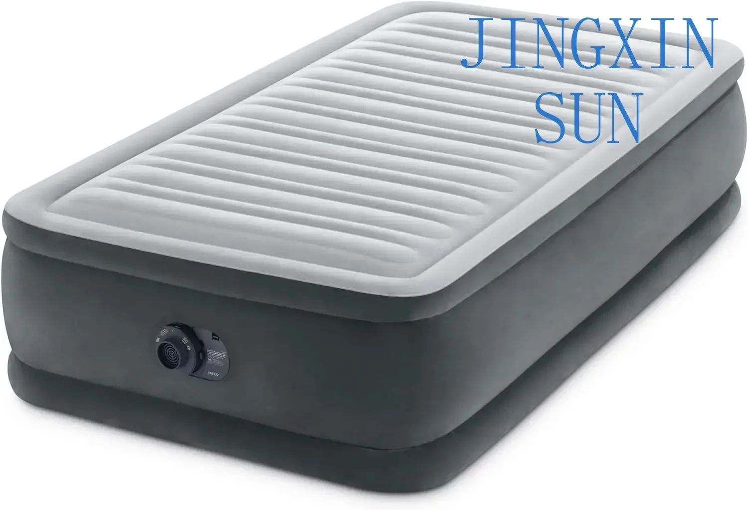 Deluxe Comfort-Plush Luxury Air Mattress: Fiber-Tech Construction – Built-in Electric Pump – Dual-Layer Comfort