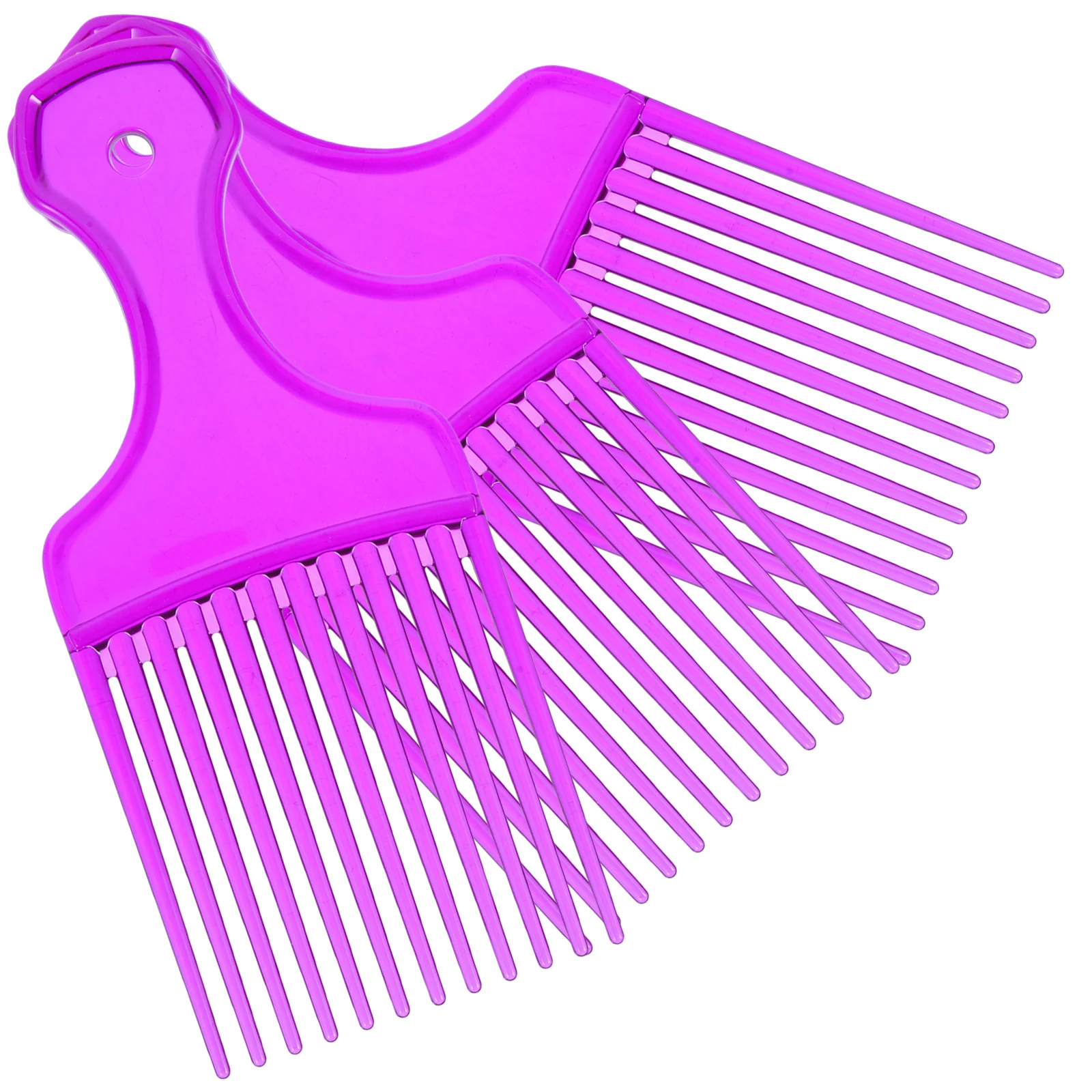 

3 шт., прочная расческа для укладки волос, материал премиум-класса, антистатический портативный инструмент для массажа кожи головы для ежедневного использования, фиолетовая расческа для волос