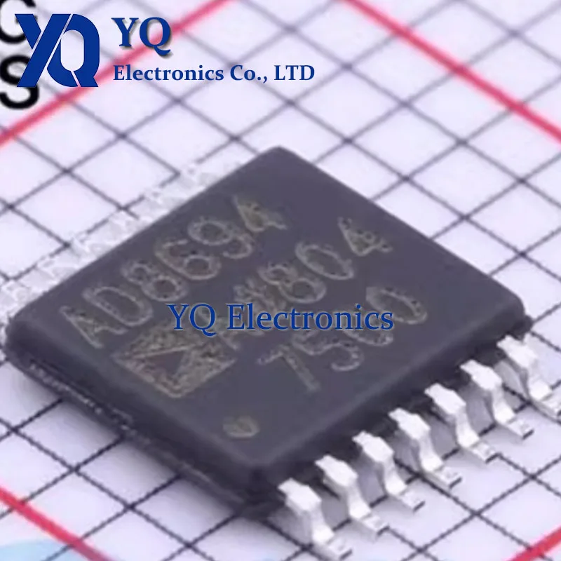 10PCS/lot New OriginaI AD8694ARUZ-REEL Low Noise CMOS Rail to Rail Output Four Channel Operational Amplifier Chip