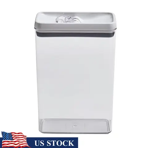 Airtight Clear Food Storage Container 17.3 Cup Flip-Tite Rectangular Kitchen Pantry Organization Durable Stackable BPA Free