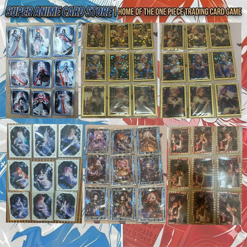 Japanese Anime Metal Drill Card Sleeve Robin Carrot Shirahoshi Nefertari D.Vivi Yamato Nami Vinsmoke Reiju Collectible Cards