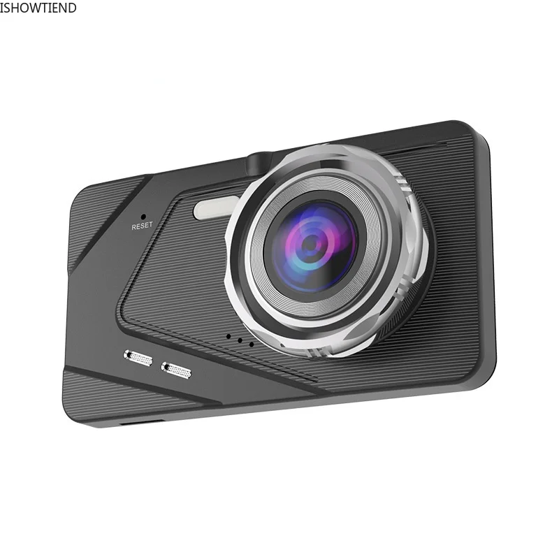 Tachograph Metal Appearance Dash Cam Dual Lens 1080p Multilingual 4-inch Front Back Double Recording Wide Angle Lens Accessories