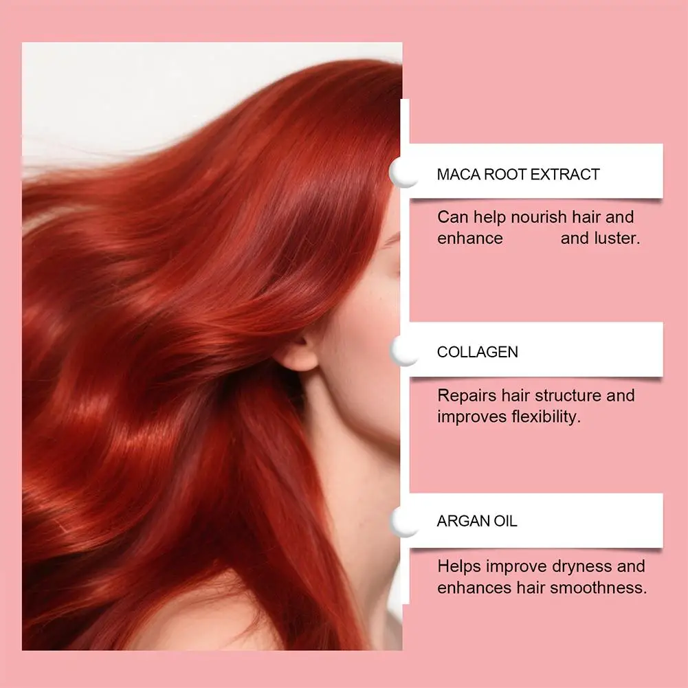 90 جرام يغذي بعمق يصلح قناع الشعر منعش غير دهني بلسم الشعر الناعم يعزز قناع الشعر اللامع #5