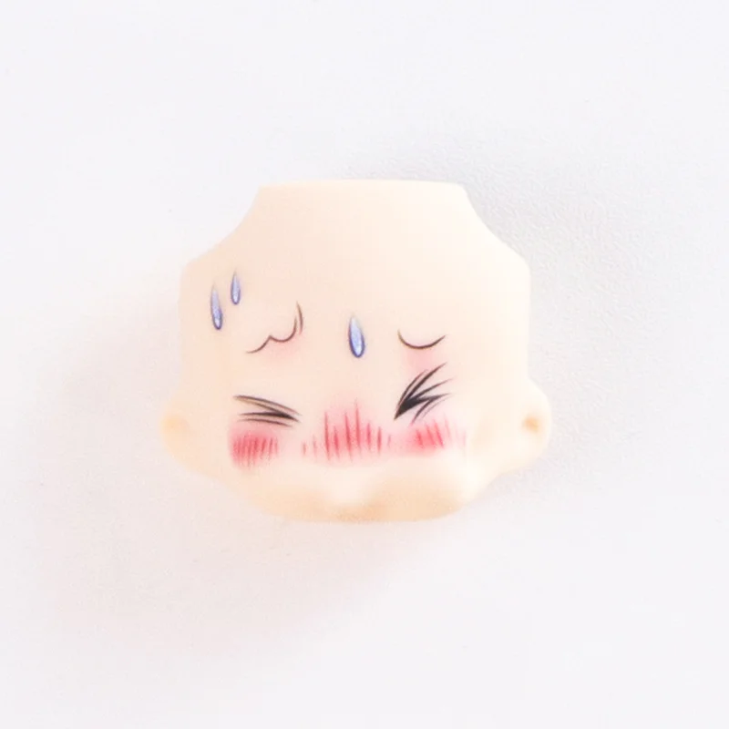 OB11 Pop Gezicht 1/12 BJD Pop Gezicht Met 3D Anime Decal Ogen Kawaii Verander Gezichten Blazen Pout Mond Wangen GSC Hoofd DIY Kinderpoppen