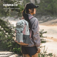 Outdoor sports lightweight waterproof duffel bag hiking large capacity travel backpack