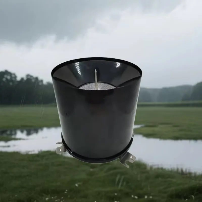 RS485 bird-proof rain gauge with protective cover, precipitation sensor for agricultural monitoring and construction site