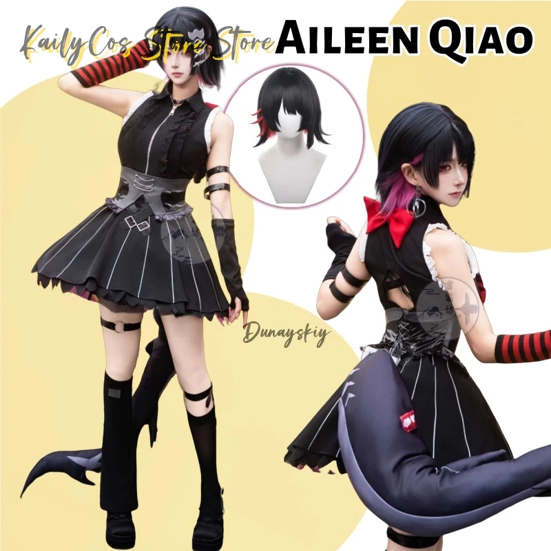 

Anime Game Zenless Zone Zero Aileen Qiao Fes Band Cosplay Costume Cute Halloween Shack Roleplay Character Outfit