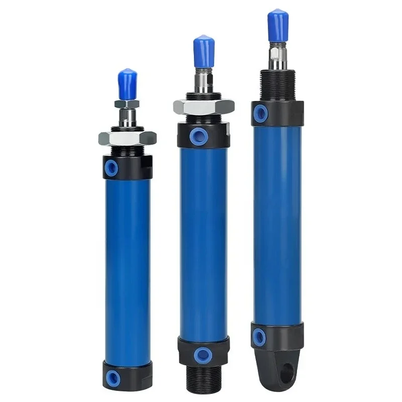 Mini Hydraulic Cylinder 20-32mm Bore 25-200mm Stroke Round Oil Pressure Hydrocylinder for Machinery EquipmentGoods in stock