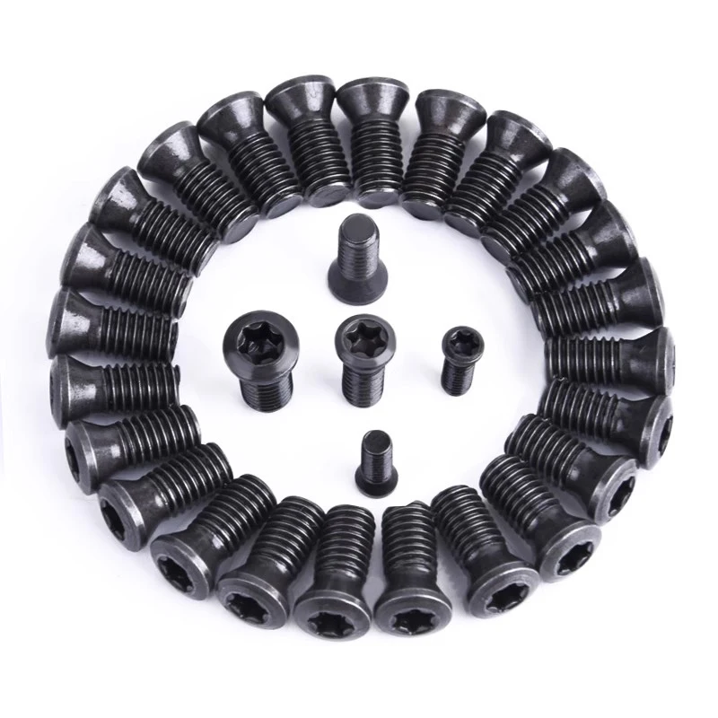 50pcs~10pcs M2 M2.5 M3 M3.5 M4 M5 M6 CNC Insert Torx Screw for Replaces Carbide Inserts CNC Lathe Tools holder