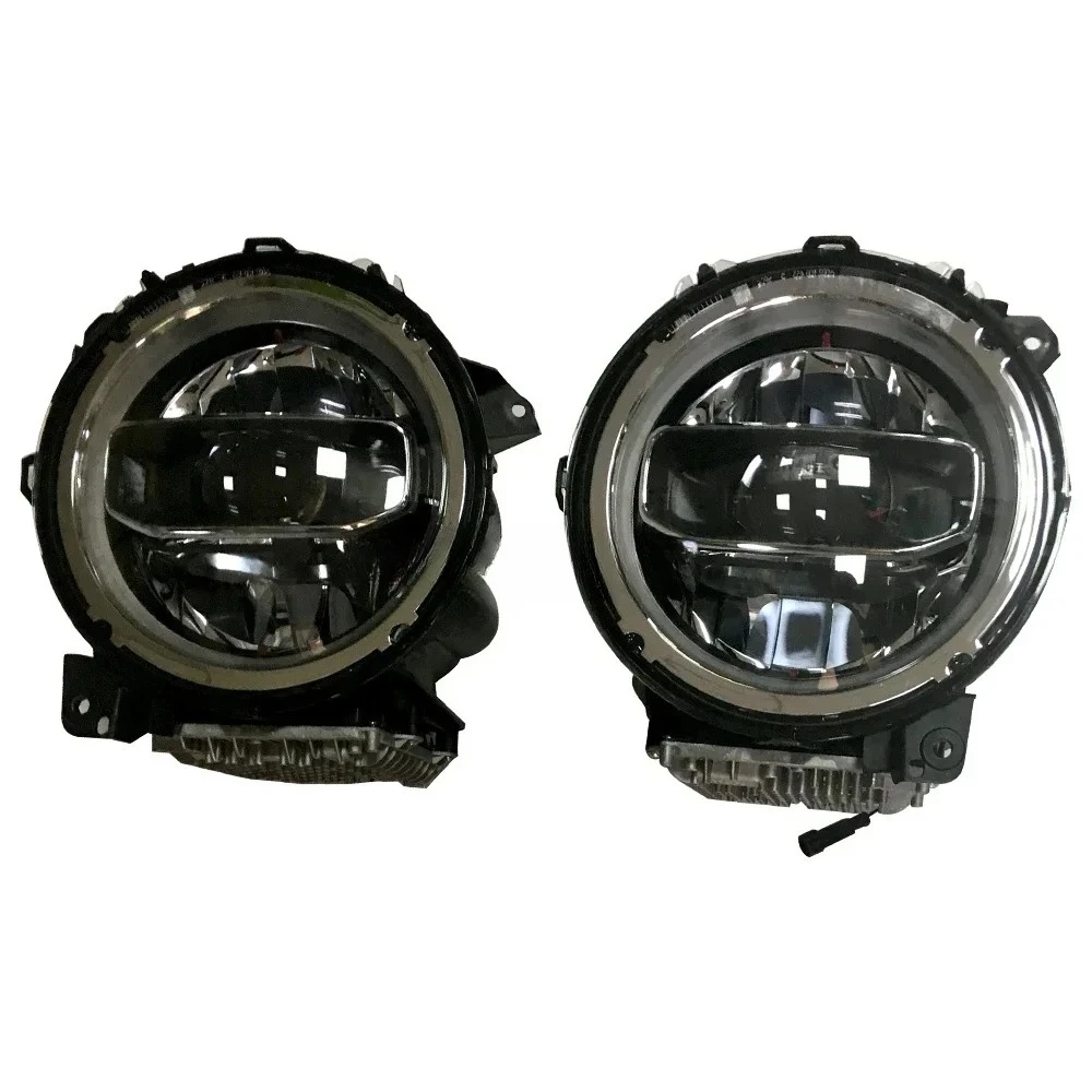 

LED Headlight Start Blue Turn Yellow Aperture Daylight White Full LED Far and Near LED for JEEP Wrangler JL2018+ JL1117
