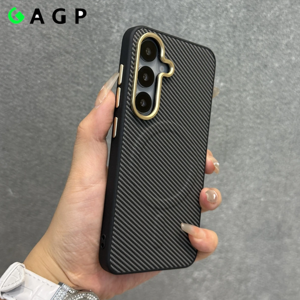 

S25 Ultra Luxury for Magsafe Carbon Fiber Case For Samsung Galaxy S23 S24 Ultra S25 Plus Shockproof Wireless Charge Slim Cover