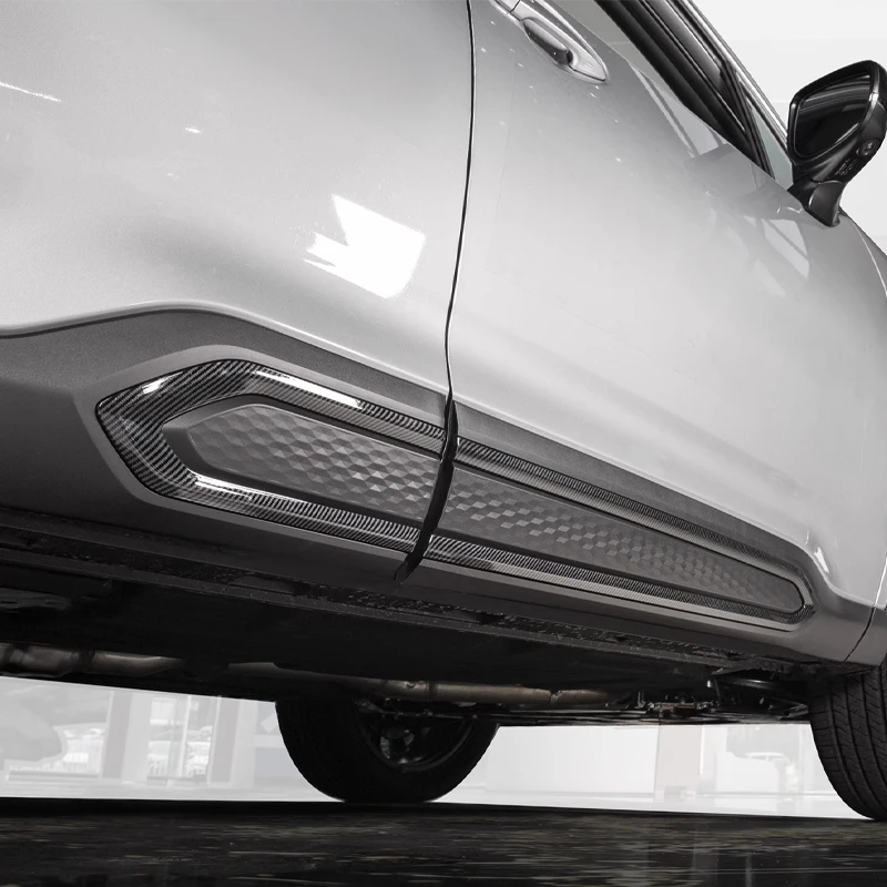 

ABS внешняя линия молдинга боковой двери автомобиля боковая защита бокового порога противоударная полоса для Subaru Forester 2024 2025 2026