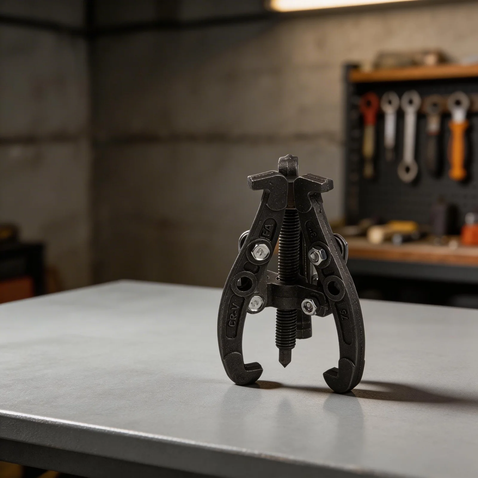 Three-Jaw Puller Constructed from Carbon Steel for Consistent Pulling Force in Mechanical Component Disassembly Tasks