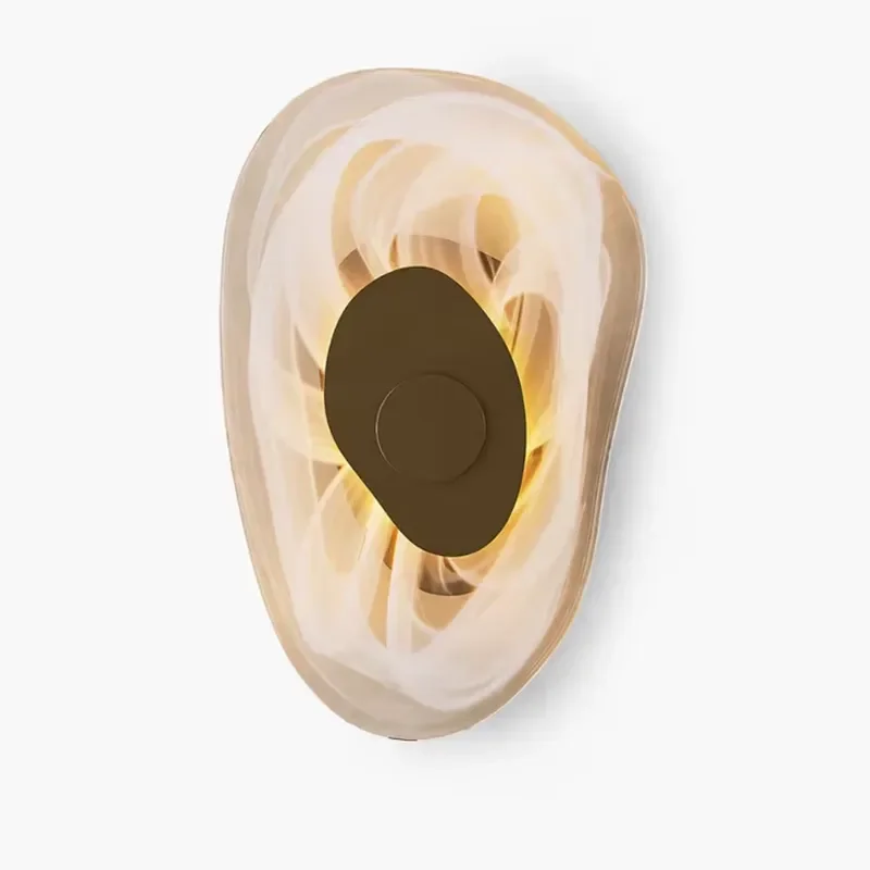 Irregular Resin Wall Lamp Modern Artistic LED Wall Sconce for Bedroom Living Room Hotel Decor