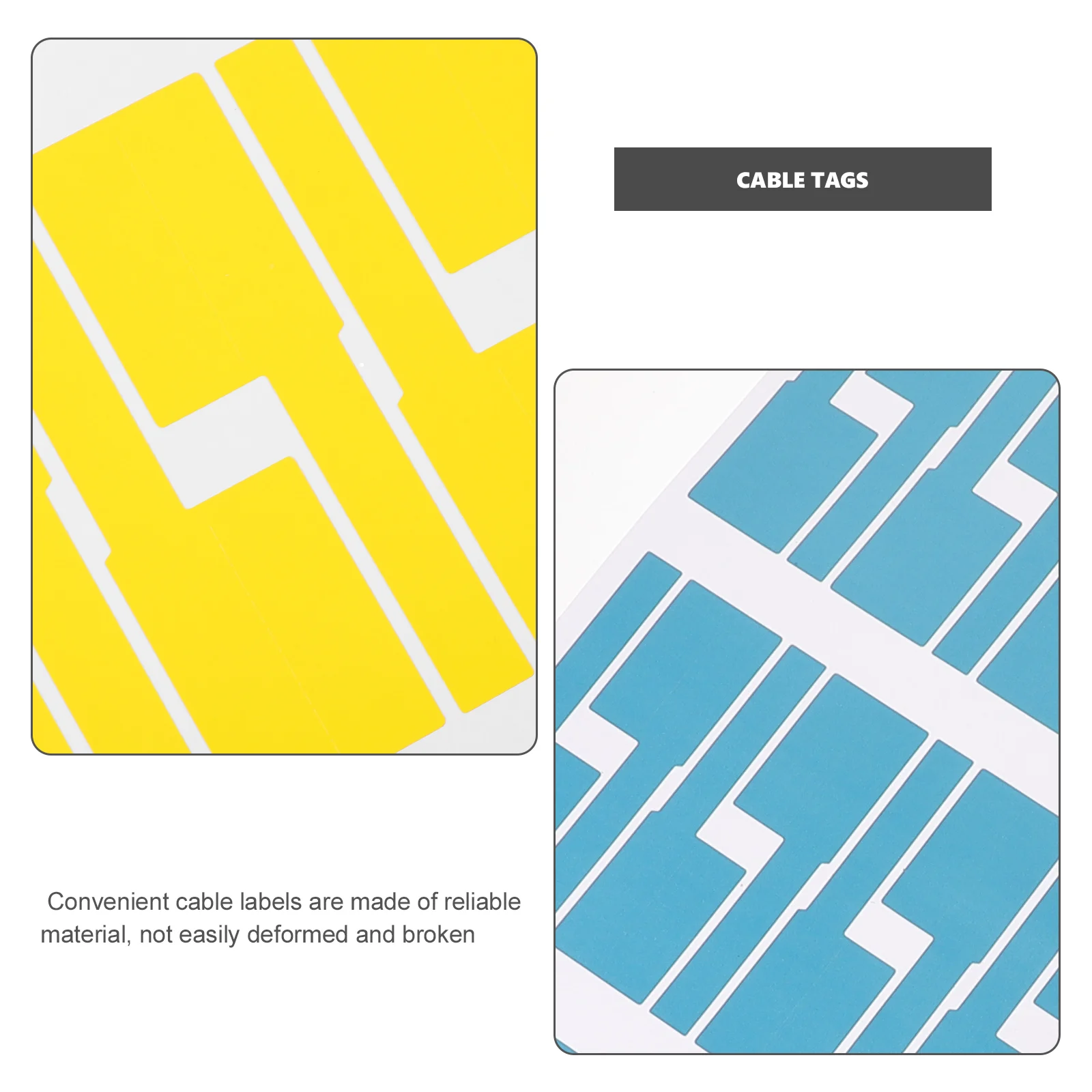 

420 Cable Labels A4 Adhesive Waterproof Wire Tags Stickers 14 Sheets Each 30 Labels ganization Electrical Folder