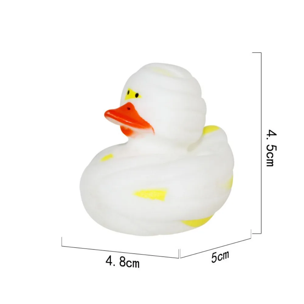 Venda quente pequeno pato amarelo criança brinquedos de borracha bonito brinquedos de água espremer som brinquedos engraçados crianças
