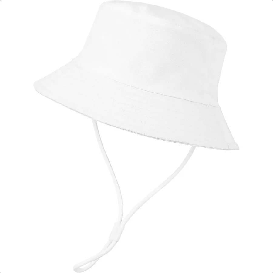 

Baby Boy Sun Hat Toddler Summer Bucket Beach Hats for Girls Sun Protection UPF 50+ Cotton Linen