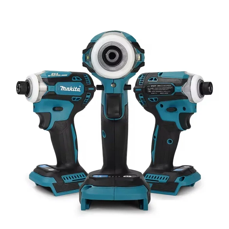 Makita DTD171 Taladro Atornillador Inalámbrico Recargable, Herramienta Eléctrica Sin Escobillas, Atornillador de Impacto 18V BL, Unidad de Herramienta Básica