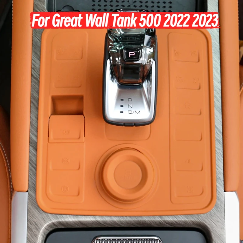 For Great Wall GWM WEY Tank 500 2022 2023 Center Control Shift Panel Dust Cover Accessories