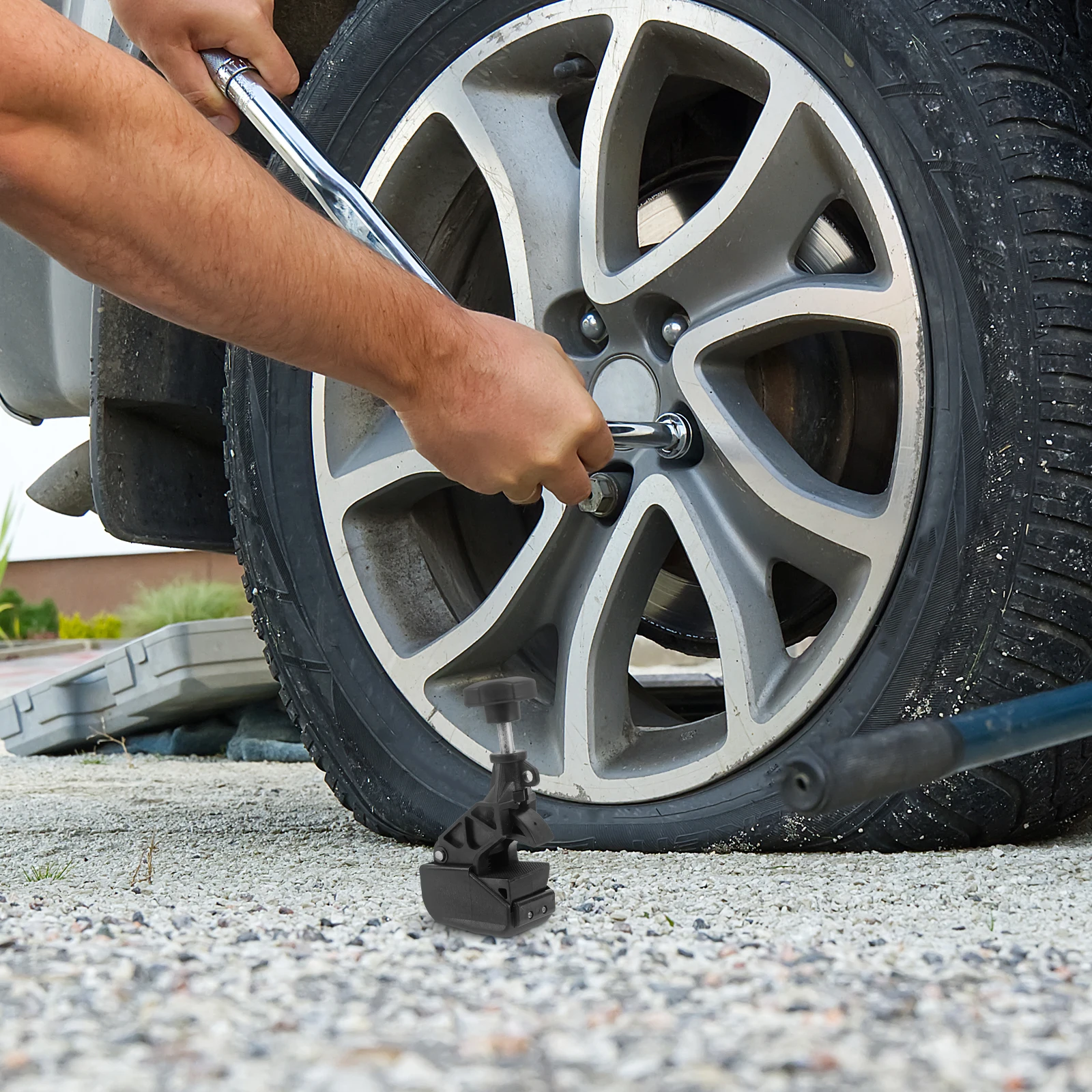 

Tire Changer Tool Manual Wheel Changing Helper For Car Truck Motorcycle Tire Removal Auto Changer Clamp Repair Tool