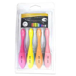 Aluminum Weave Craft Crochet Hook, Colorful Soft Plastic Handle, Knitting Needles Set, New, 8Pcs
