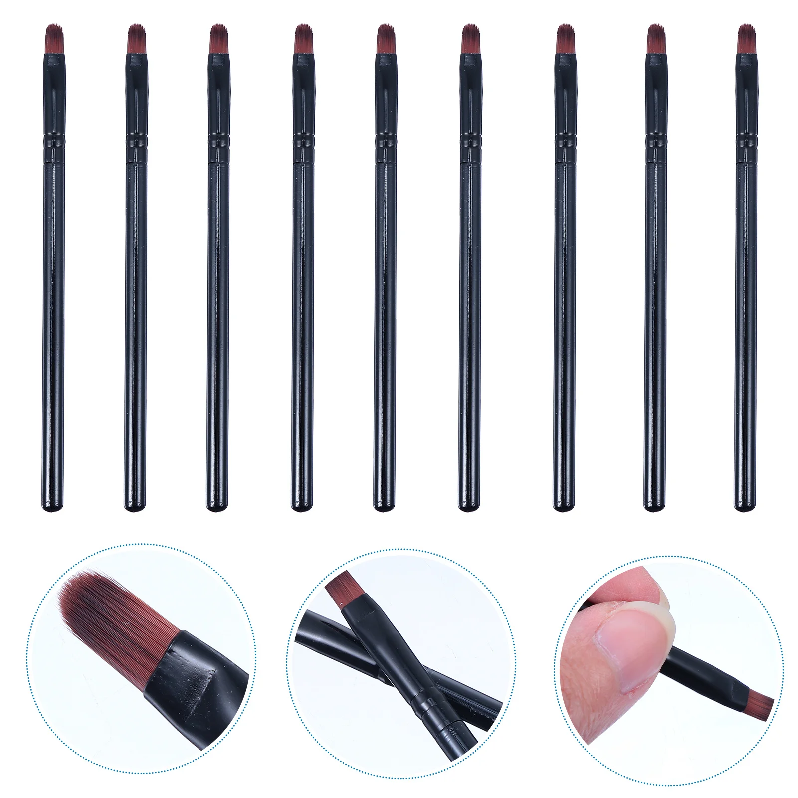 

50Pcs Lip Brushes Multi-Function Portable Lipstick Applicator Soft Bristles Comfortable Handle Makeup Tool Lip Brush