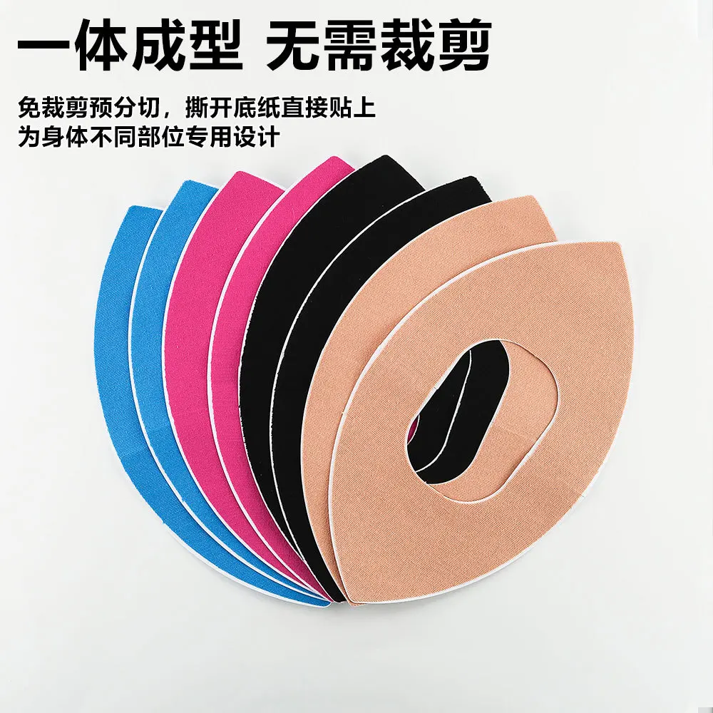 Parche muscular especial para correr de atleta, parche muscular elástico antitensión para menisco, parche muscular precortado