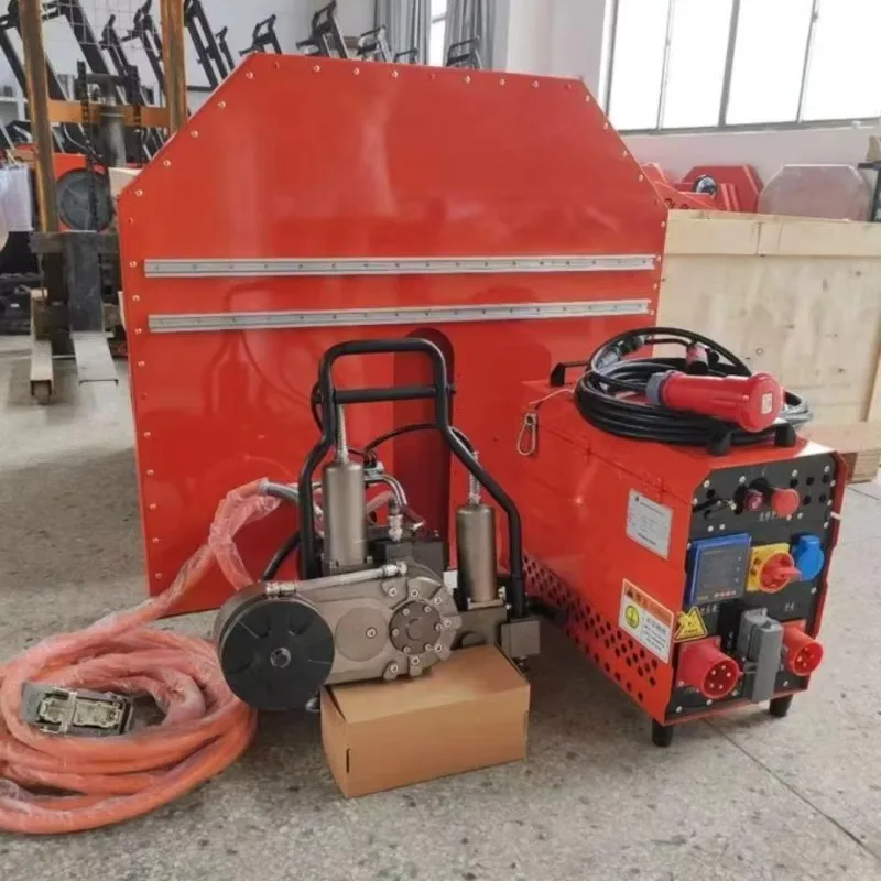 Remote Controlled High Frequency Electric Wall Saw Machine For Reinforced Concrete Cutting Efficient Track Mounted Sawing