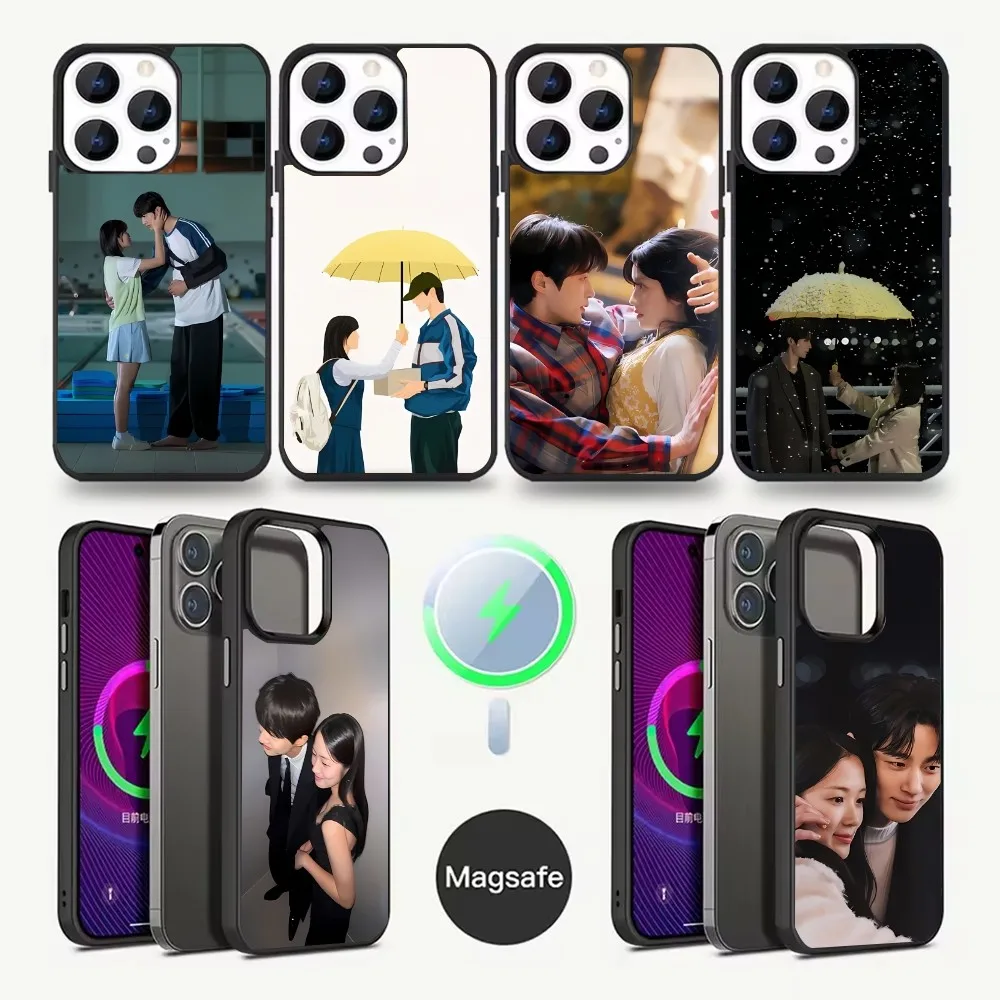 

Lovely Runner Korea TV Series Phone Case For iPhone 16,15,14,13,12,11,Pro,Max,Plus,Mini,Magsafe,Magnetic Wireless Charging Case