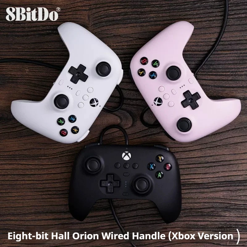 

8bitdo Orion Wired Game Controller Asymmetric Grip Alps Joystick Hall Magnetic Trigger Dual Back Keys For Xbox\Windows\Ios