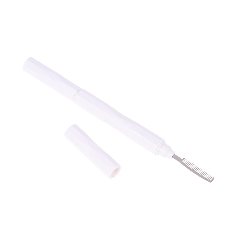 Double Headed Eyebrow And Eyelash Comb Spiral Brush Fine Toothed Small Steel Comb Professional Beauty Makeup Tools For Eye