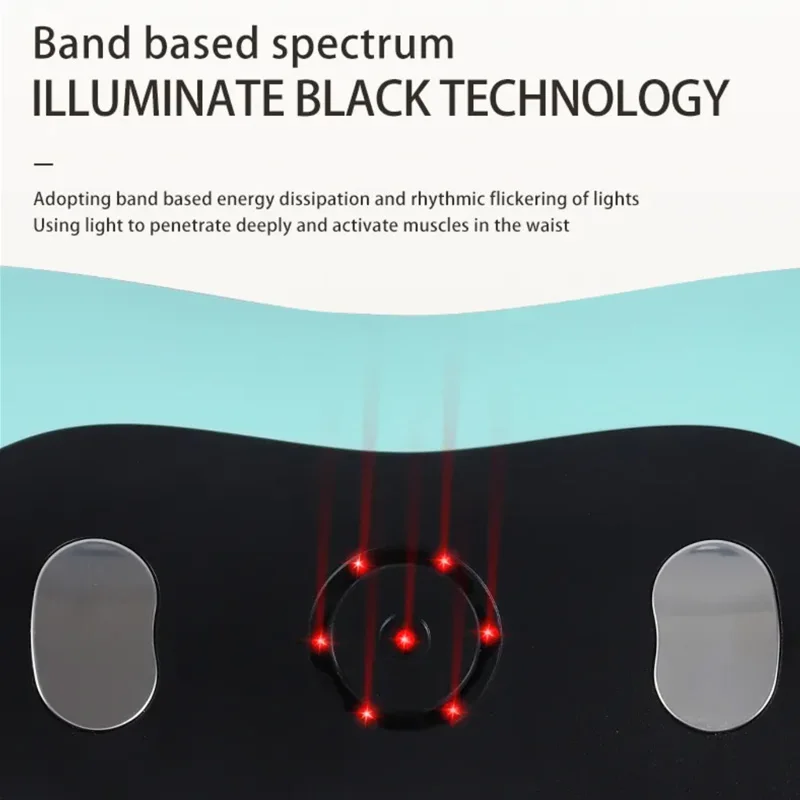 Electric Lumbar Traction Massager Adjustable Vibration Waist Spine Support Back Massage Machine Waist