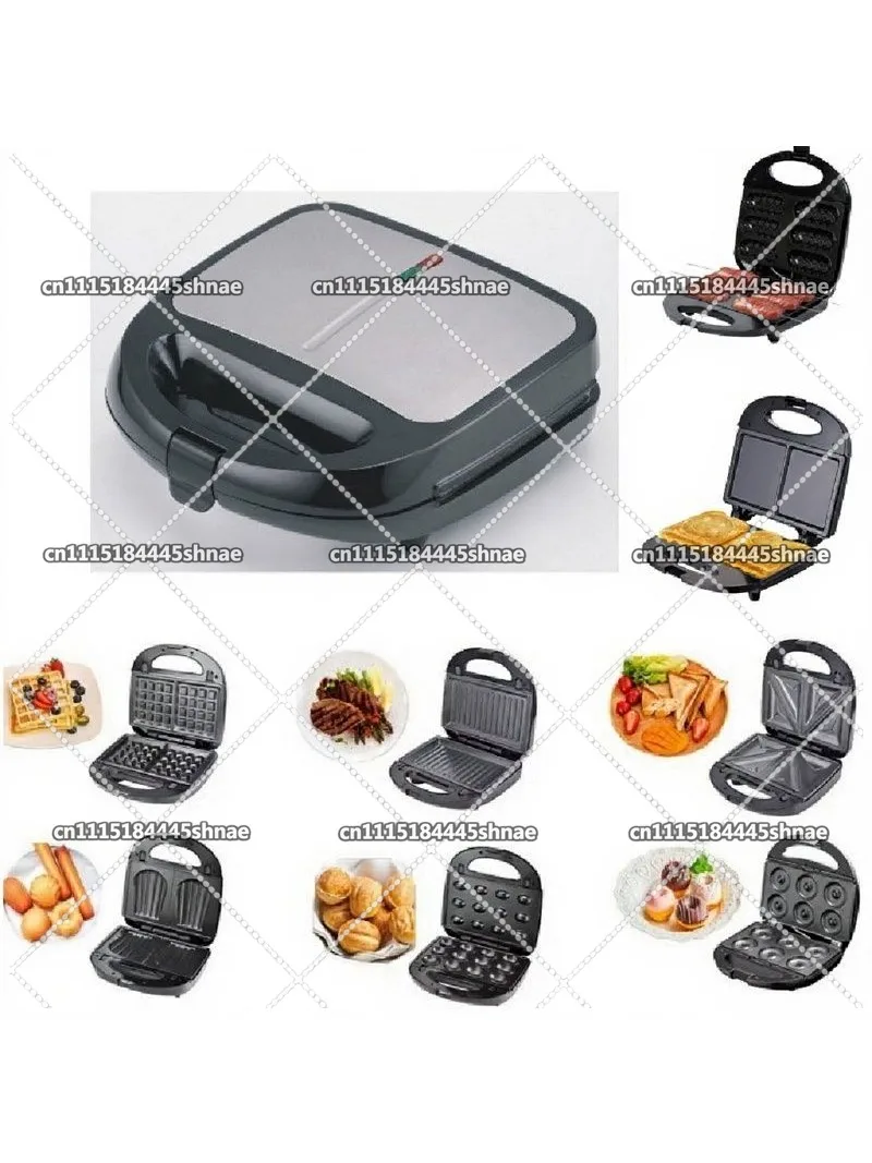 11-In-1 Bread Machine Waffle Maker Sandwich Maker Hamburger Maker Barbecue Machine Electric Cake Pan