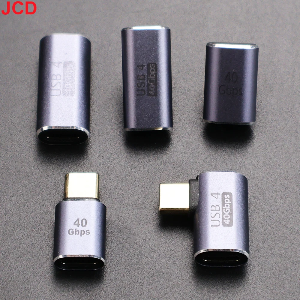 محول 90 درجة من النوع C إلى النوع C 4.0 40 جيجابت في الثانية 100 وات 5A USB C إلى النوع C محول شحن سريع USB C محول بيانات لماك بوك #3