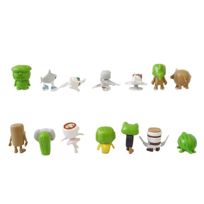 Shanhaijing caja ciega 14 versión Q Mini personajes de acción de Anime caja ciega de dibujos animados adorno hecho a mano divertido modelo de Pvc regalo de vacaciones