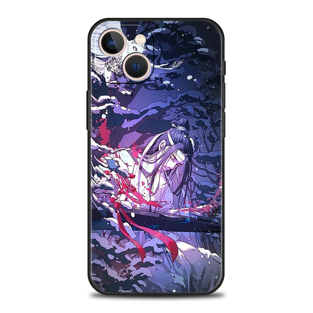 مو داو زو شي MDZS أنيمي جراب هاتف آيفون 17 16 15 14 13 12 برو ماكس 17 الهواء 11 برو ماكس للصدمات لينة بولي يوريثان شل أكياس