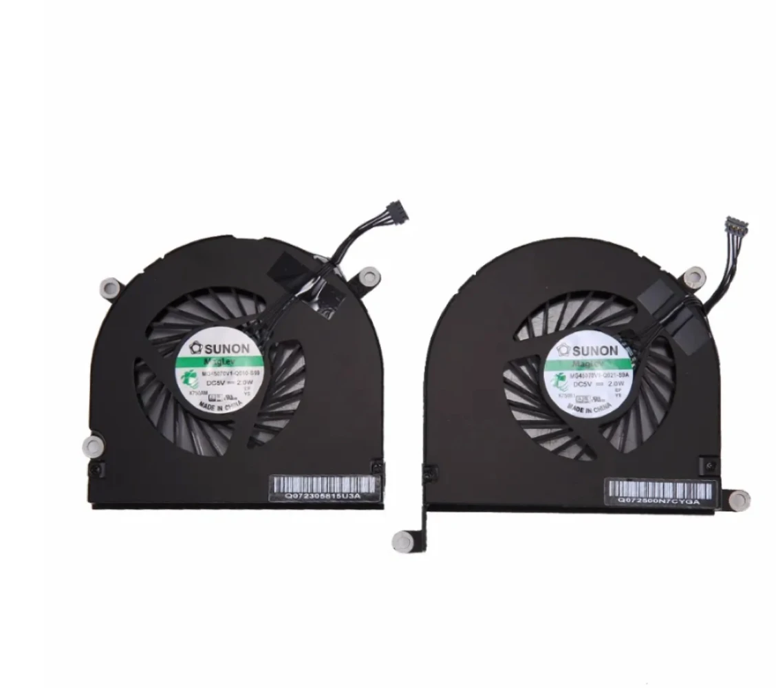 

New Laptop CPU Cooling Fan Set Left and Right for MacBook Pro A1297 17-Inch 2009 2010 2011 MG45070V1-Q010-S99 MG45070V1-Q021-S9A