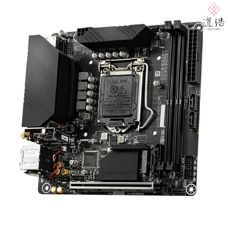 For H410I PRO WIFI Motherboard 64GB M.2 HDMI LGA 1200 DDR4 Mini-ITX H410 Mainboard 100% Tested Fully Work