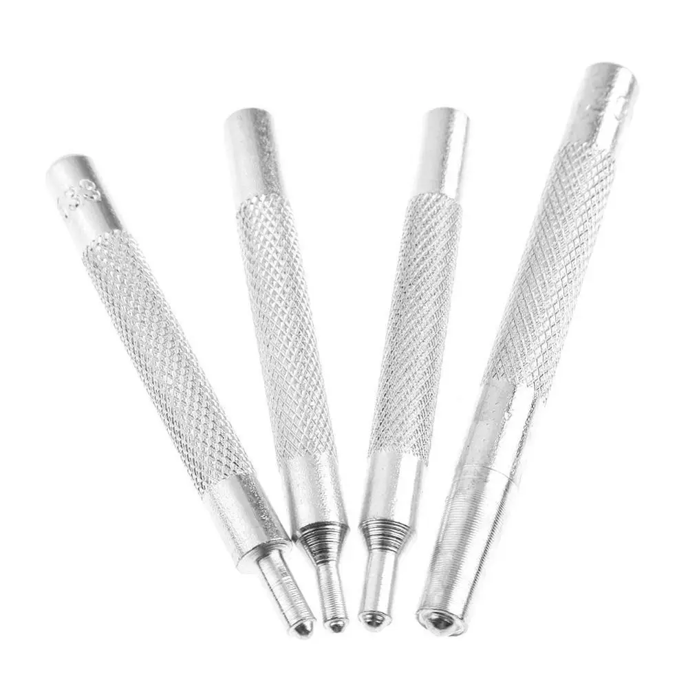 Metal Fastener Buttons Installation Tool Kit High Hardness Convenient Hand Punch Tools Set Durable Practical