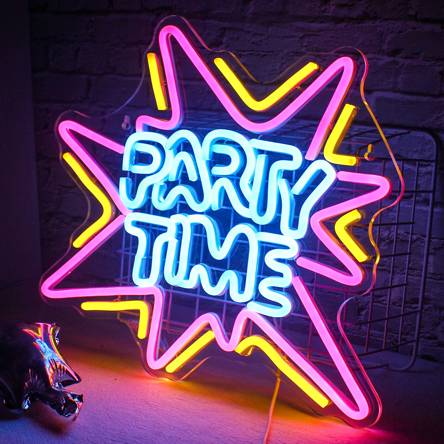 LED Colorido Neon Light Up Sign, Wall Decor, Alimentado por USB, Aniversário, Casamento, Festa