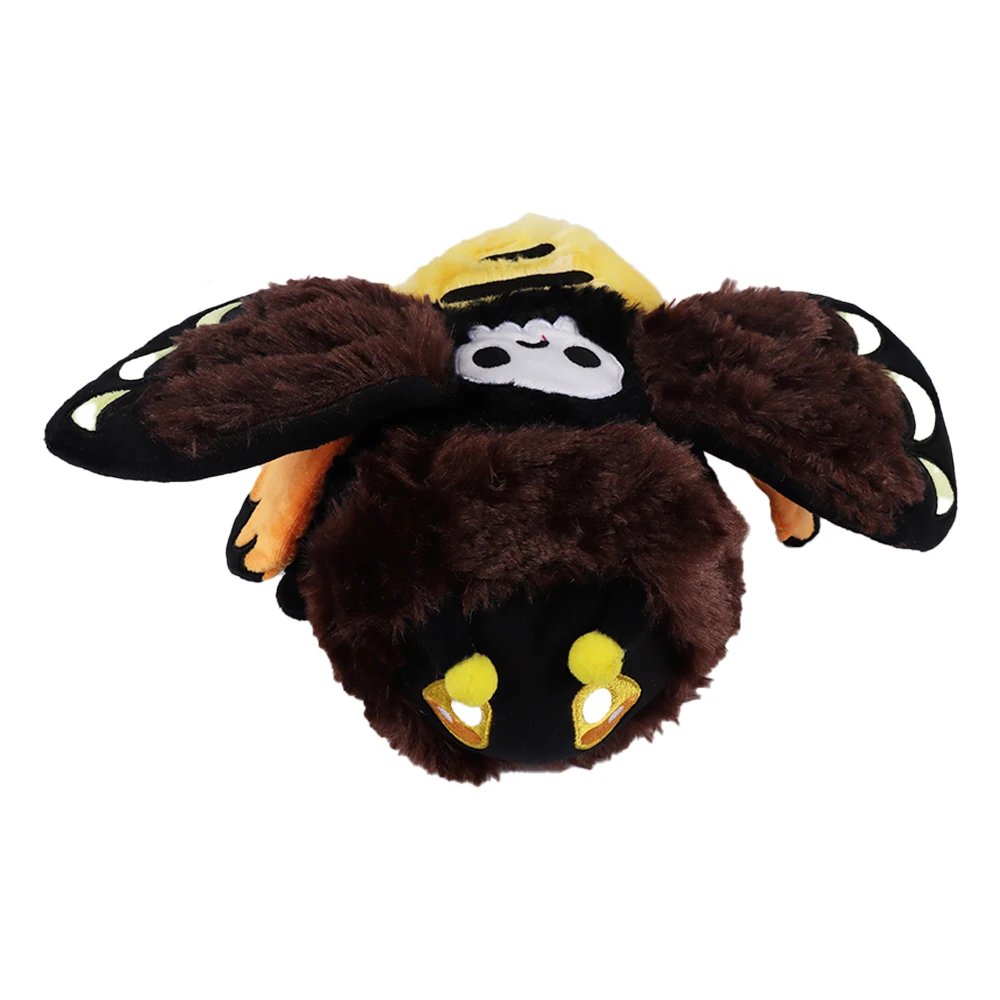 20cm Realistic Death\'s Head Hawkmoth Plush Toys Flying Moth Stuffed Animals Cute Plush Doll Toys for Children Halloween Gifts