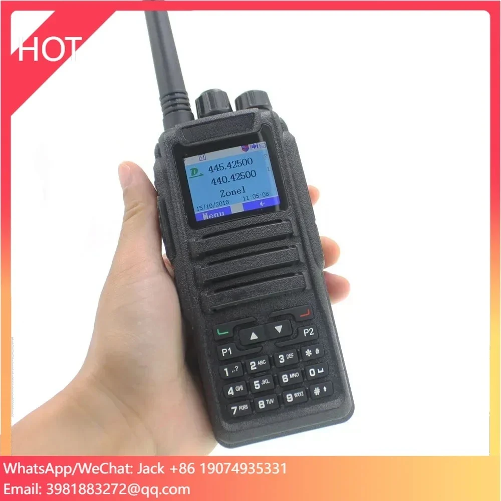 

Wholesale original DM-1701 DMR walkie talkie Double frequency UHF/VHF Wireless portable Hand-held Two-way radio