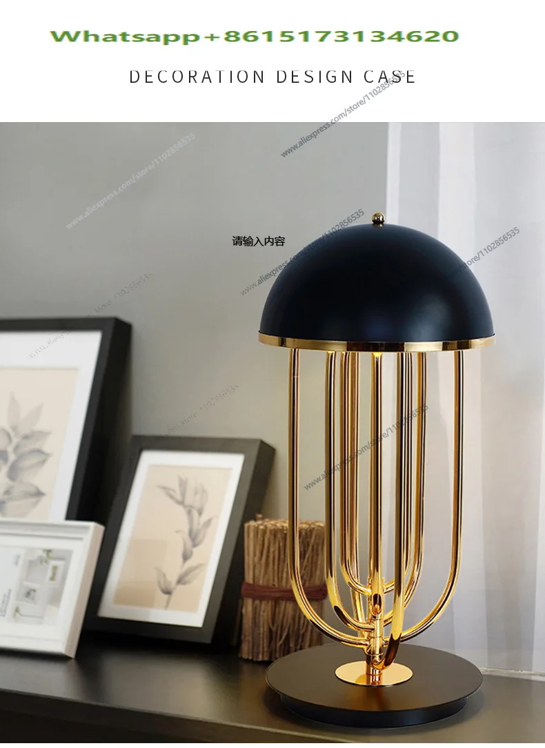 Nordic postmodern creative bedroom bedside desk lamp, model room, living room coffee table, designer artistic personalized desk