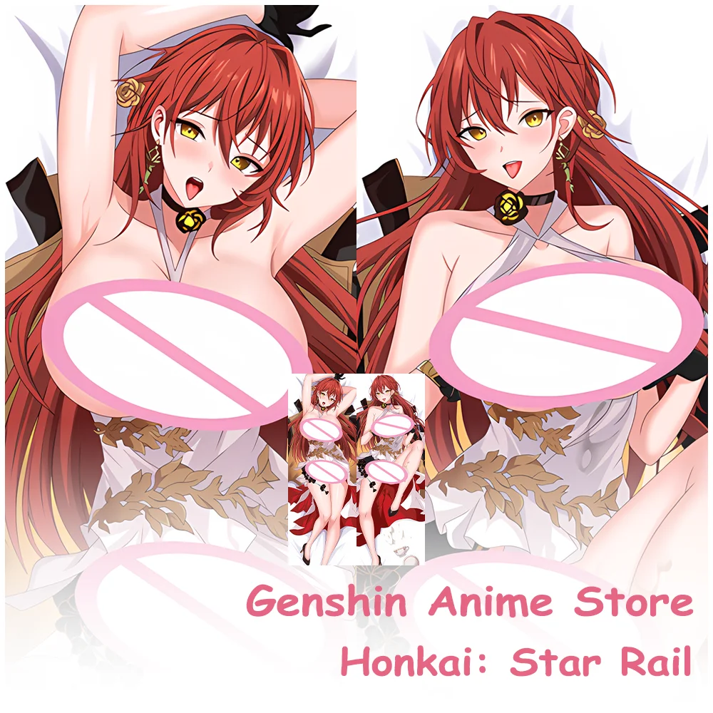 

Japanese Anime Honkai: Star Rail Bronya Sexy Cosplay Dakimakura Pillowcase Otaku Decor Pillow Case Cushion Cover Home Bedding