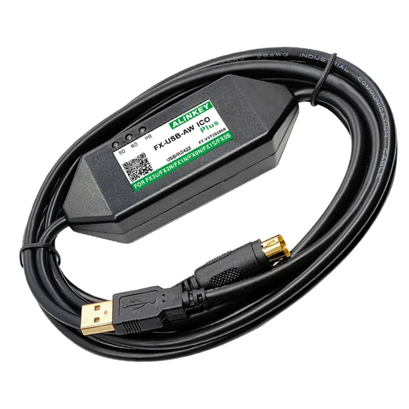 

FX-USB-AW ICO XS Applicable mitsubishis plc data cable original driver FX3U download cable communication cable