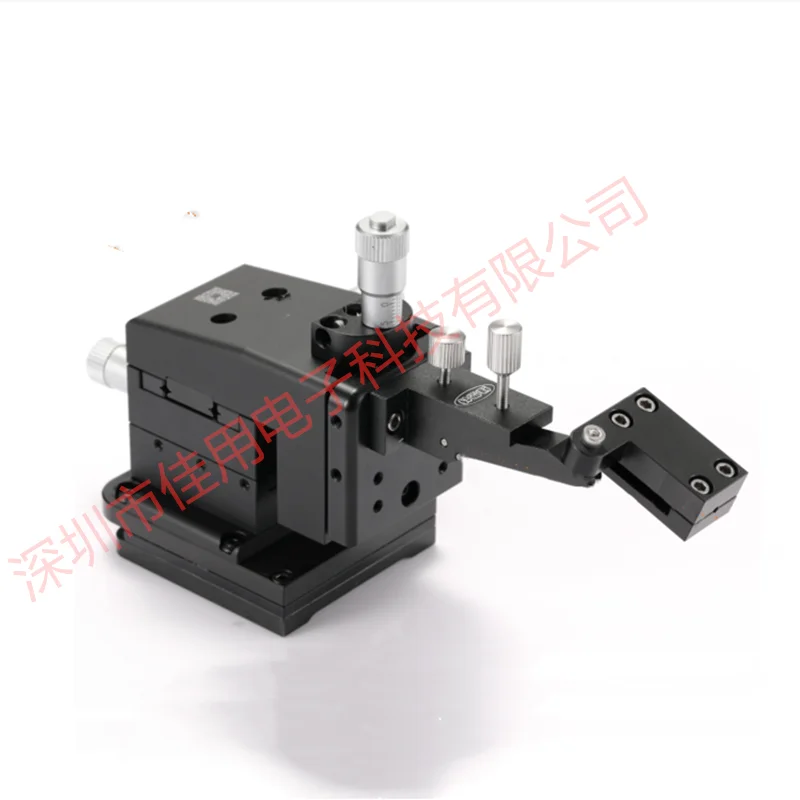 Precision Differential Head Probe HolderWafer Test Probe StationXYZ Axis 3D Slide TableHigh-pressure Tungsten Steel Probe Fixtur