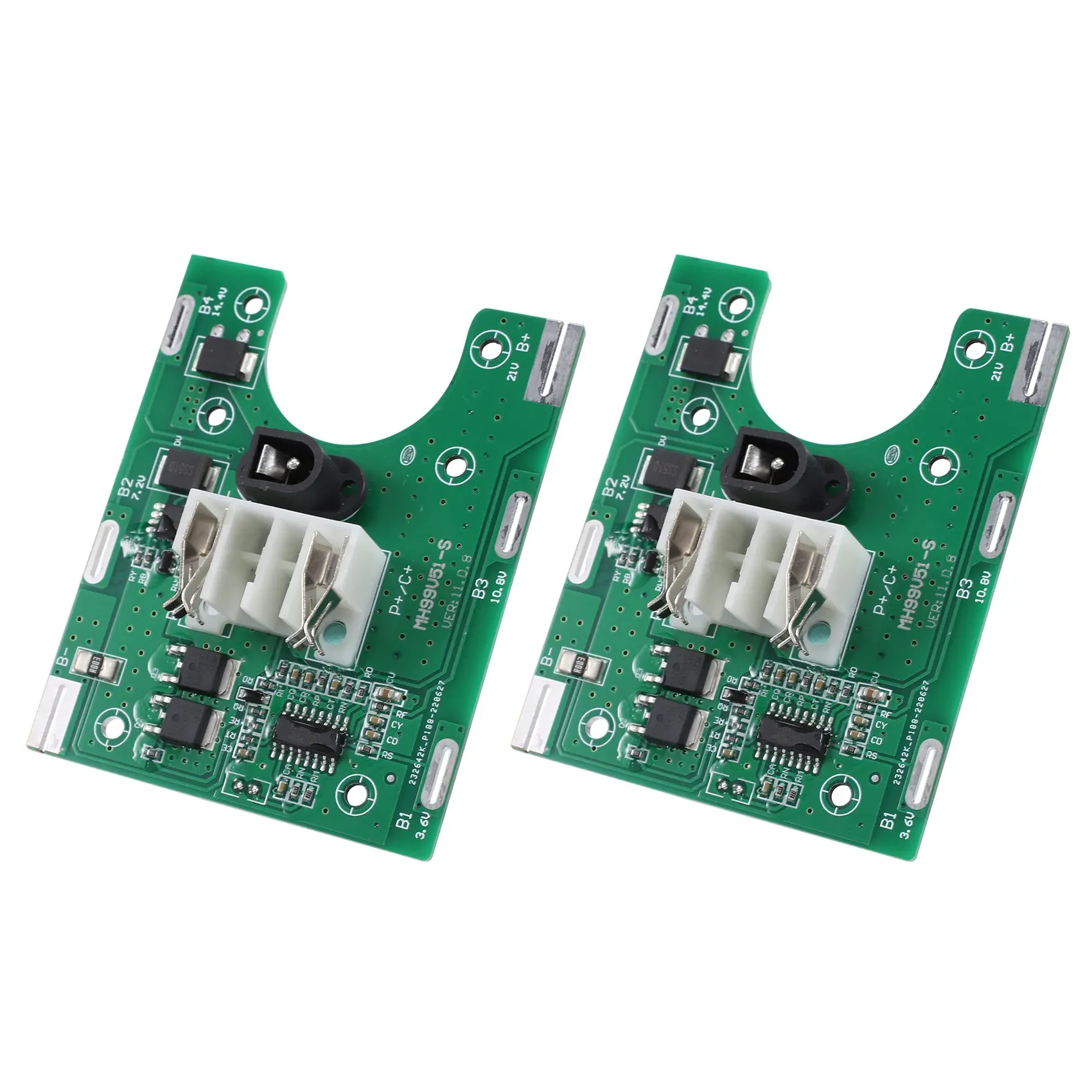 2 Pcs XL-MH99V5 2 Lithium Battery Protection Circuit Board 21V 5 Series Lithium Power Tools Battery Module