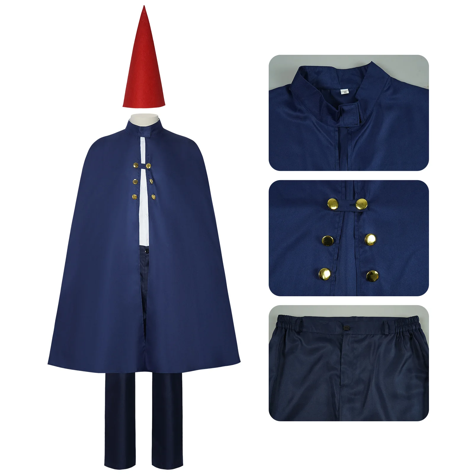 

Cosplay Anime Wirt Costume Over The Garden Wall Cosplay Wirt Costume Halloween Party Role Play Outfits for Boys