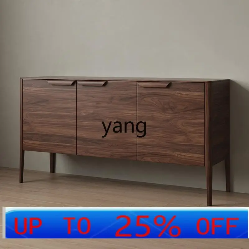 

LH боковой шкаф из черного ореха, прикроватная тумбочка для спальни, новый китайский простой шкаф для хранения в гостиной