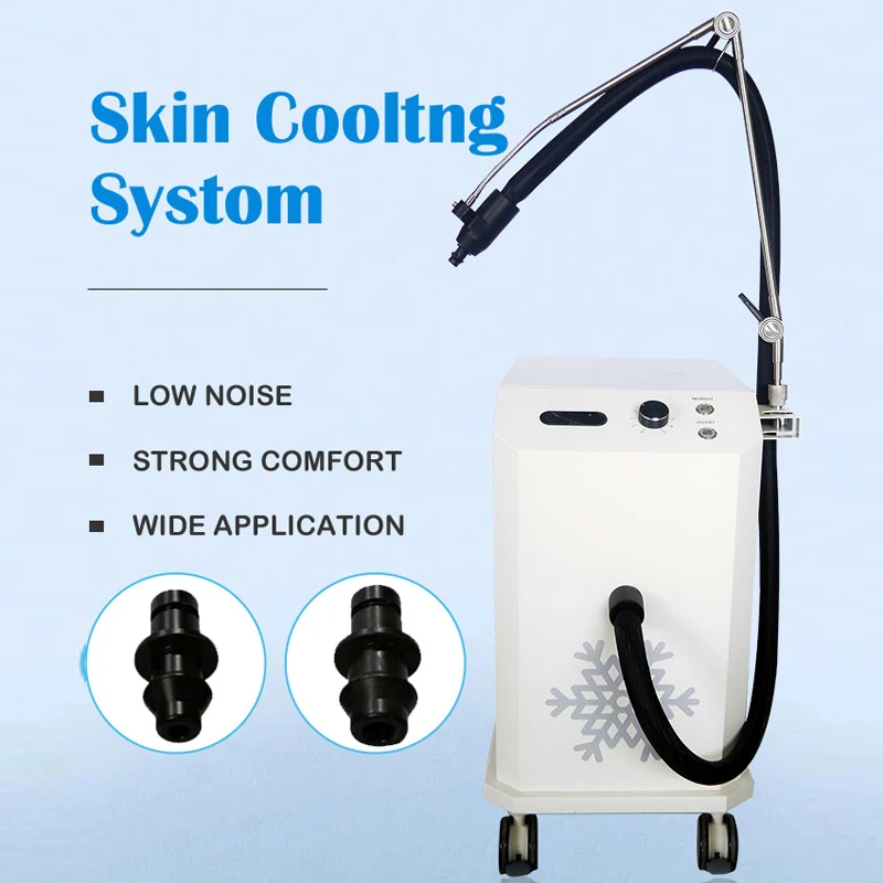 

System Laser Treatment Zimmer Air Skin Cooler Machine Low Temperature Cold Air Device Air Cooling System